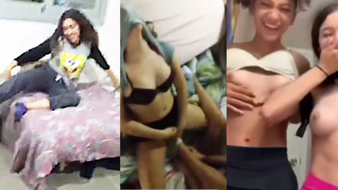 Girls' pajama party - their parents didn't know they were lesbians