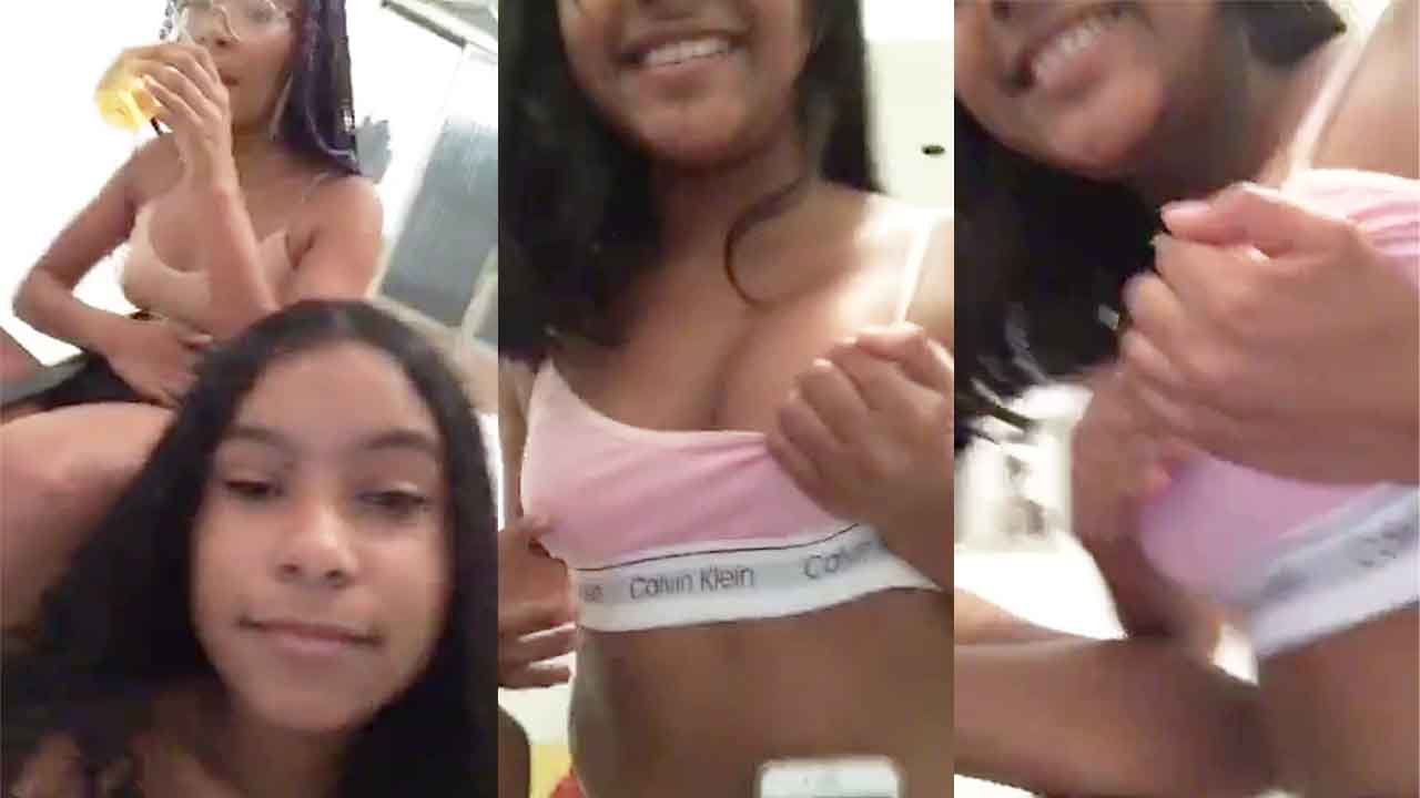 Livestreaming a fun day with 3 black sisters