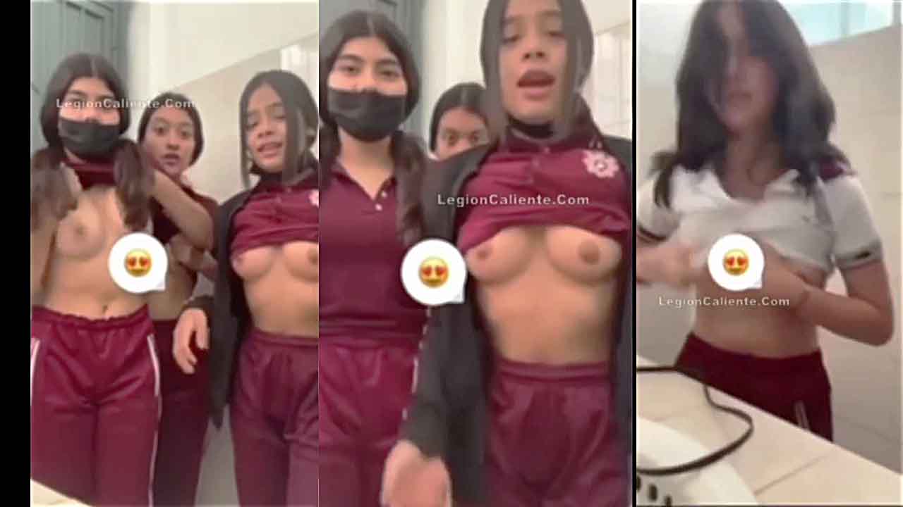 A group of four Colombian schoolgirls were expelled from school for a video showing their breasts in the school bathroom.