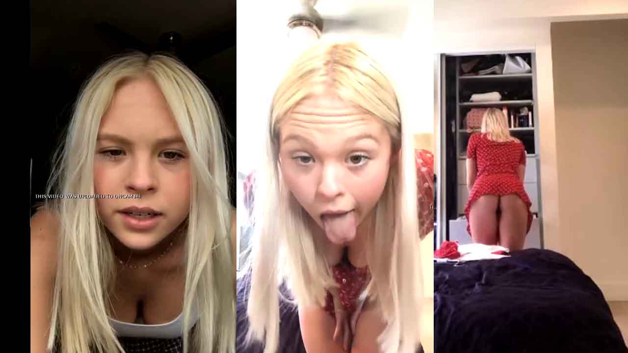 CRAZY Norwegian girl changing clothes in room PART 1