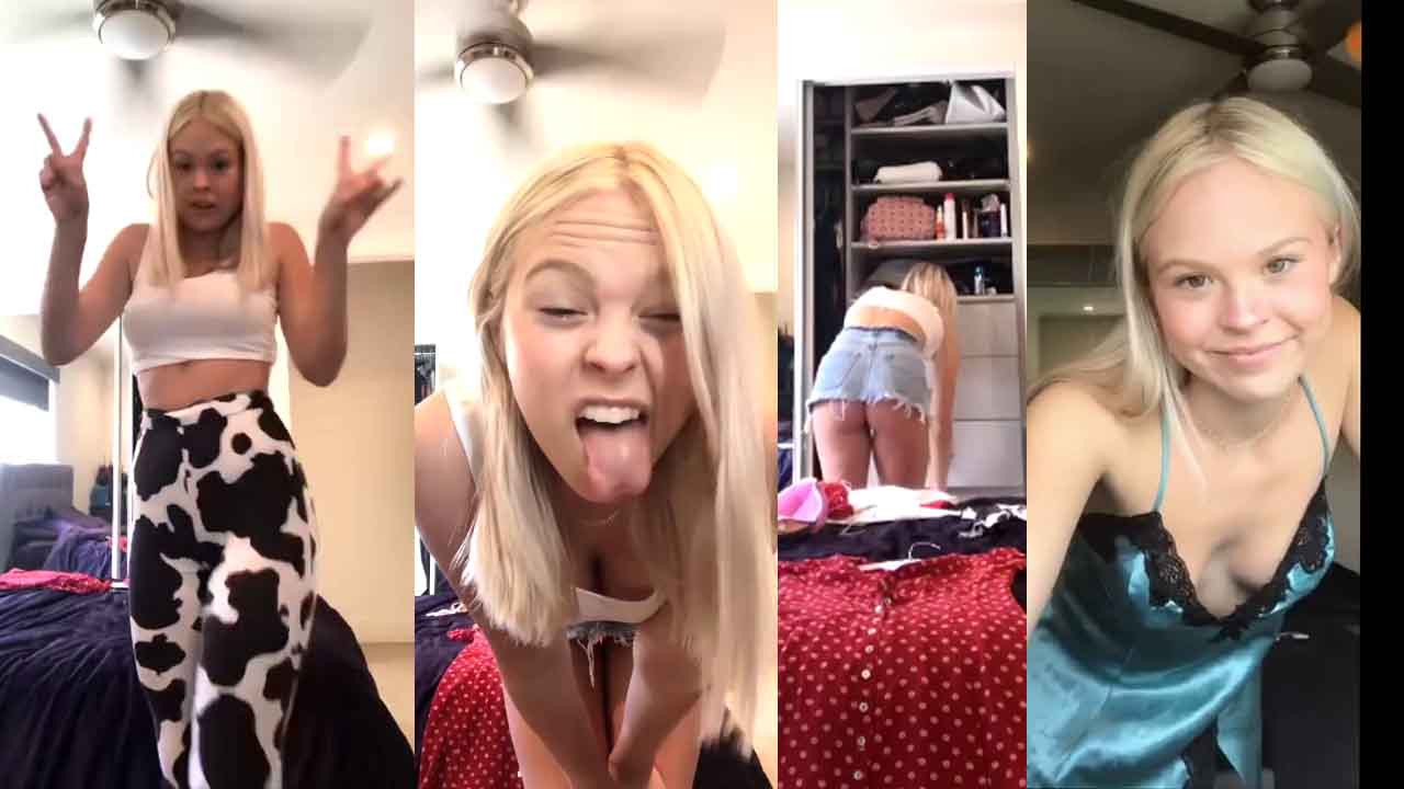 CRAZY Norwegian girl changing clothes in room PART 2