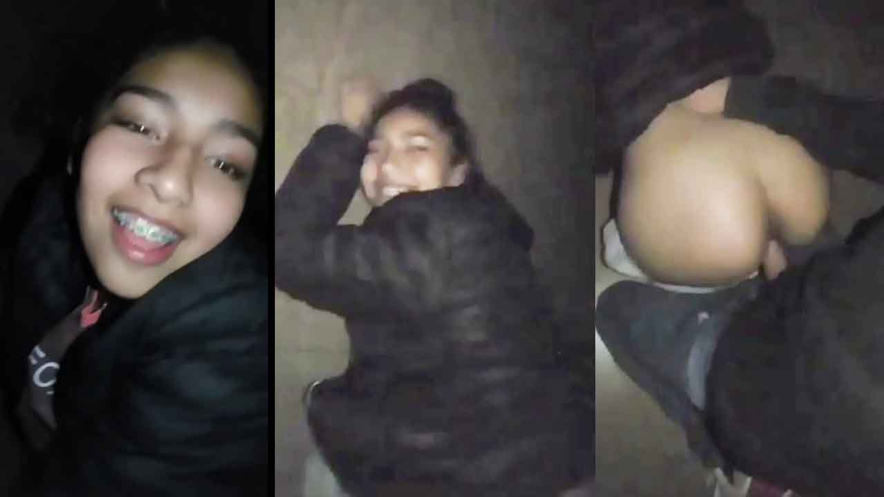 She goes with her boyfriend to have sex hidden in an abandoned house