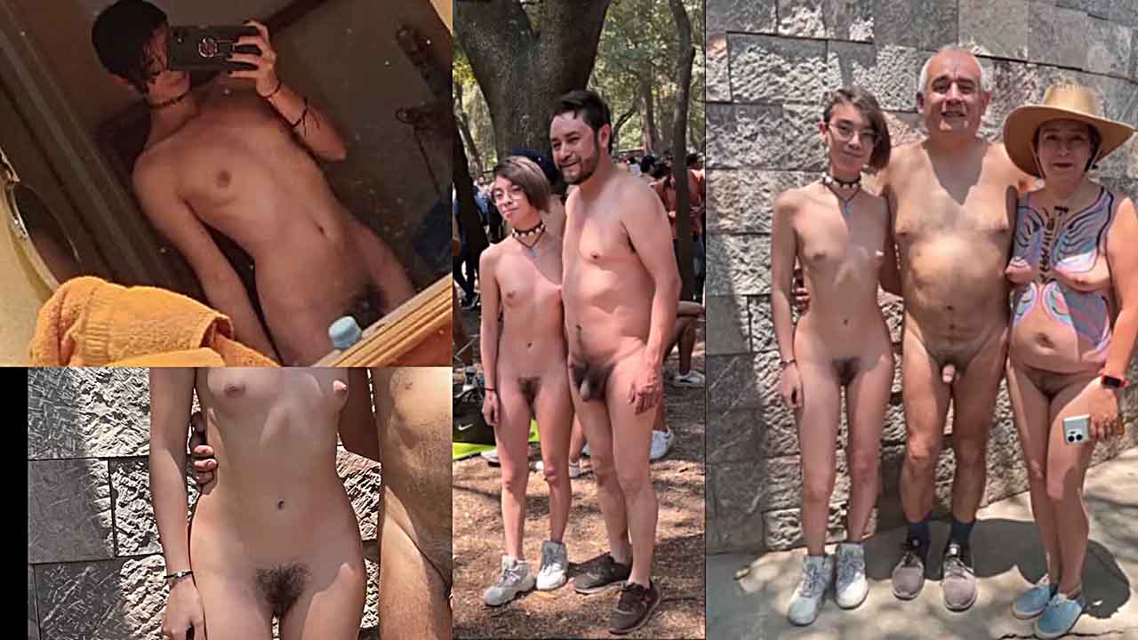 Parents take their daughter to a nude march - she goes viral. NUDIST TEEN VOYEUR