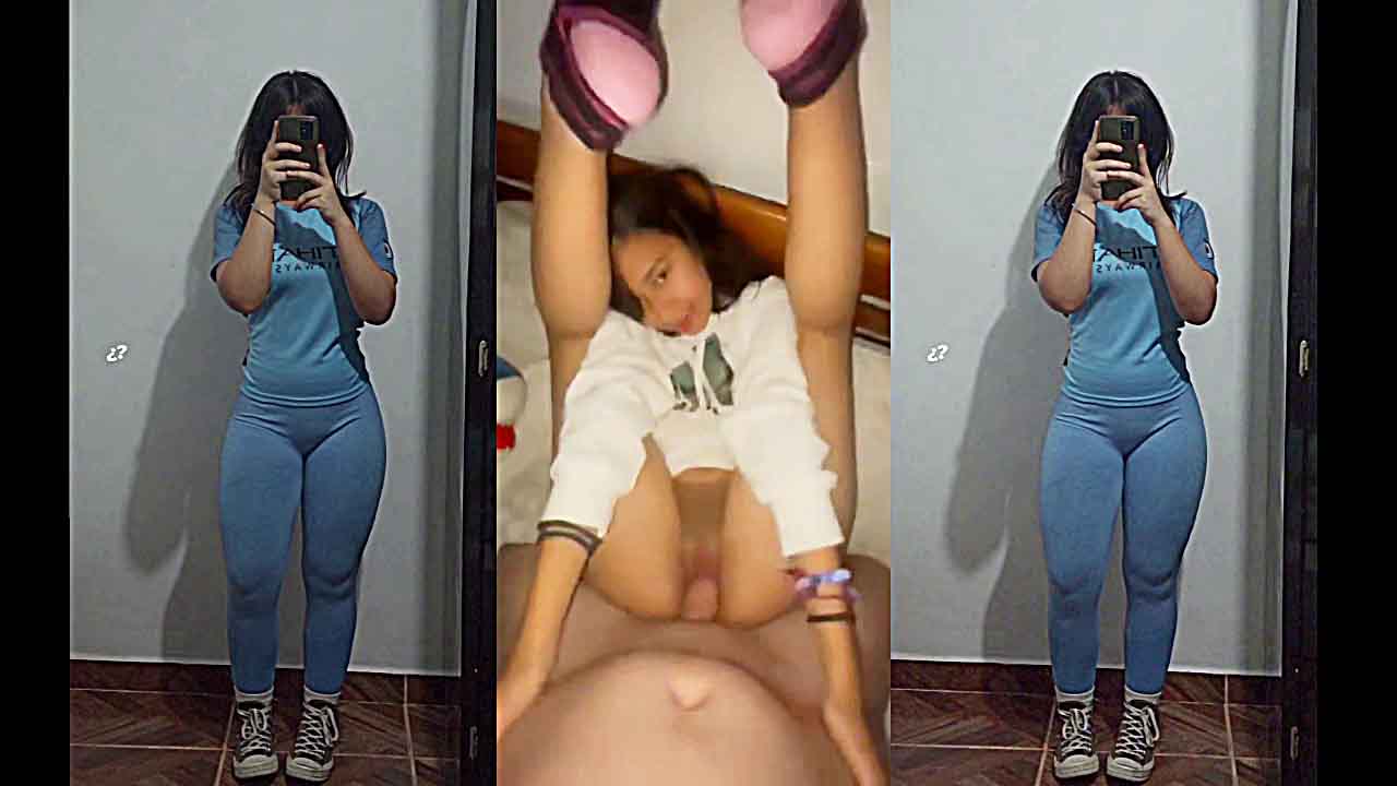 The gym girl is very flexible – Amateur Porn